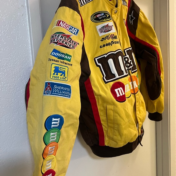 Kyle Busch M&M's Racing Jacket Button up medium - Picture 5 of 11